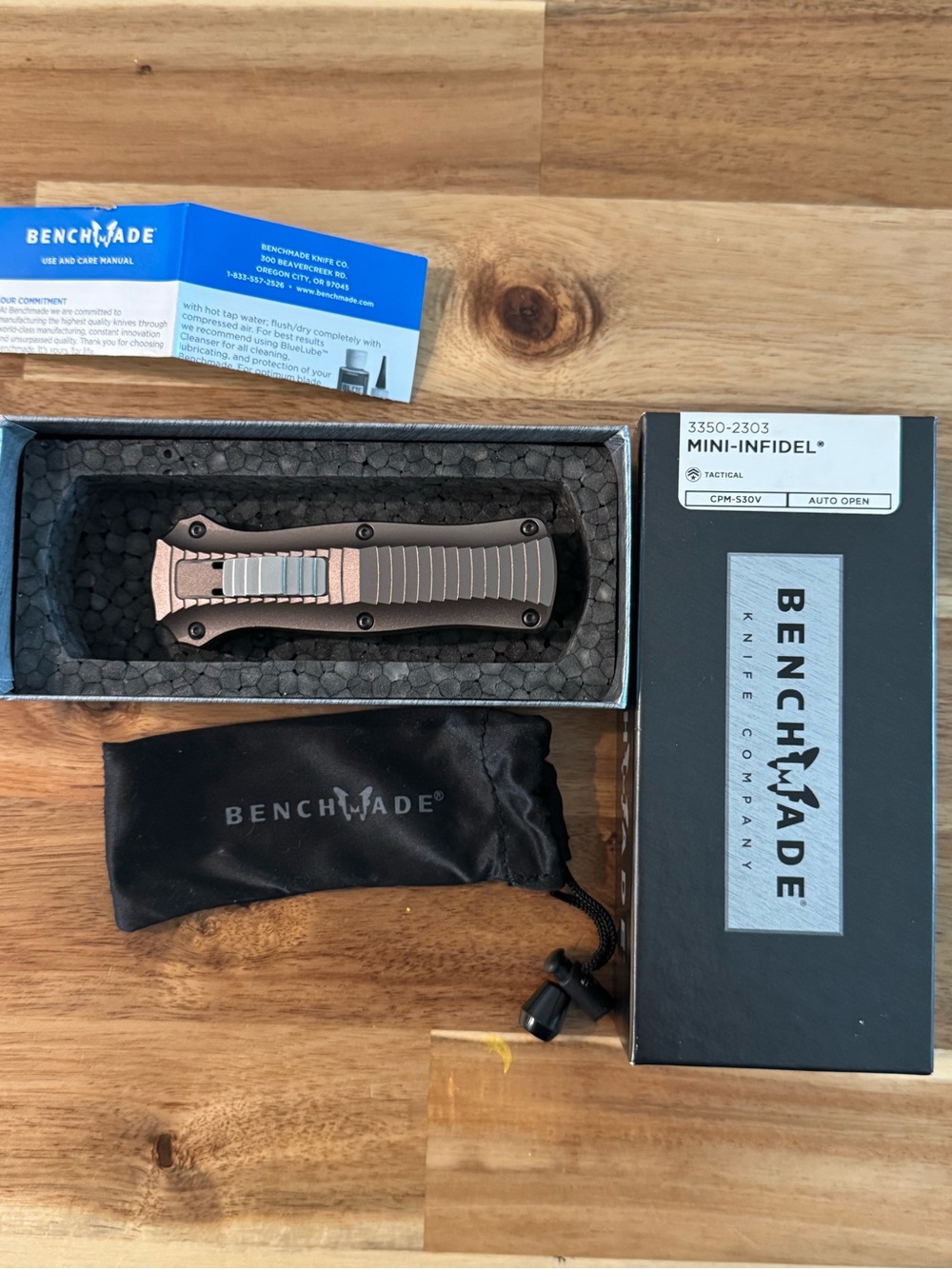 Benchmade Knife S30V steel, special edition, BNIB